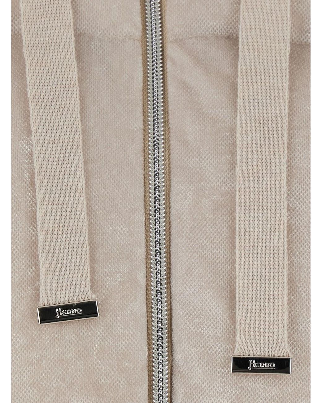 Herno Gray Down Jacket Puffer