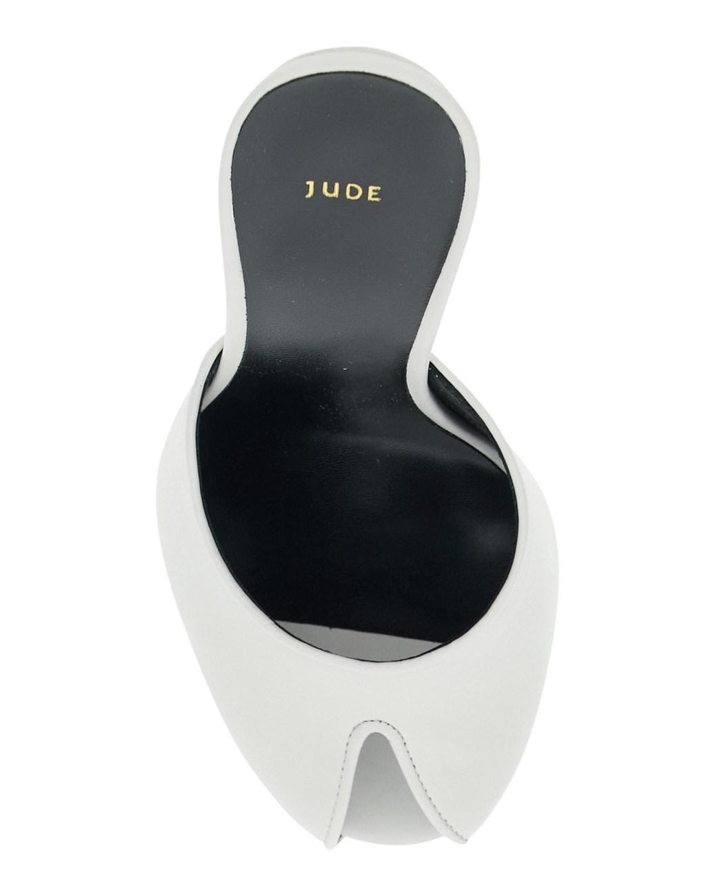 Sandali Con Tacco 'Date' Con Punta Cut-Out di Jude in White
