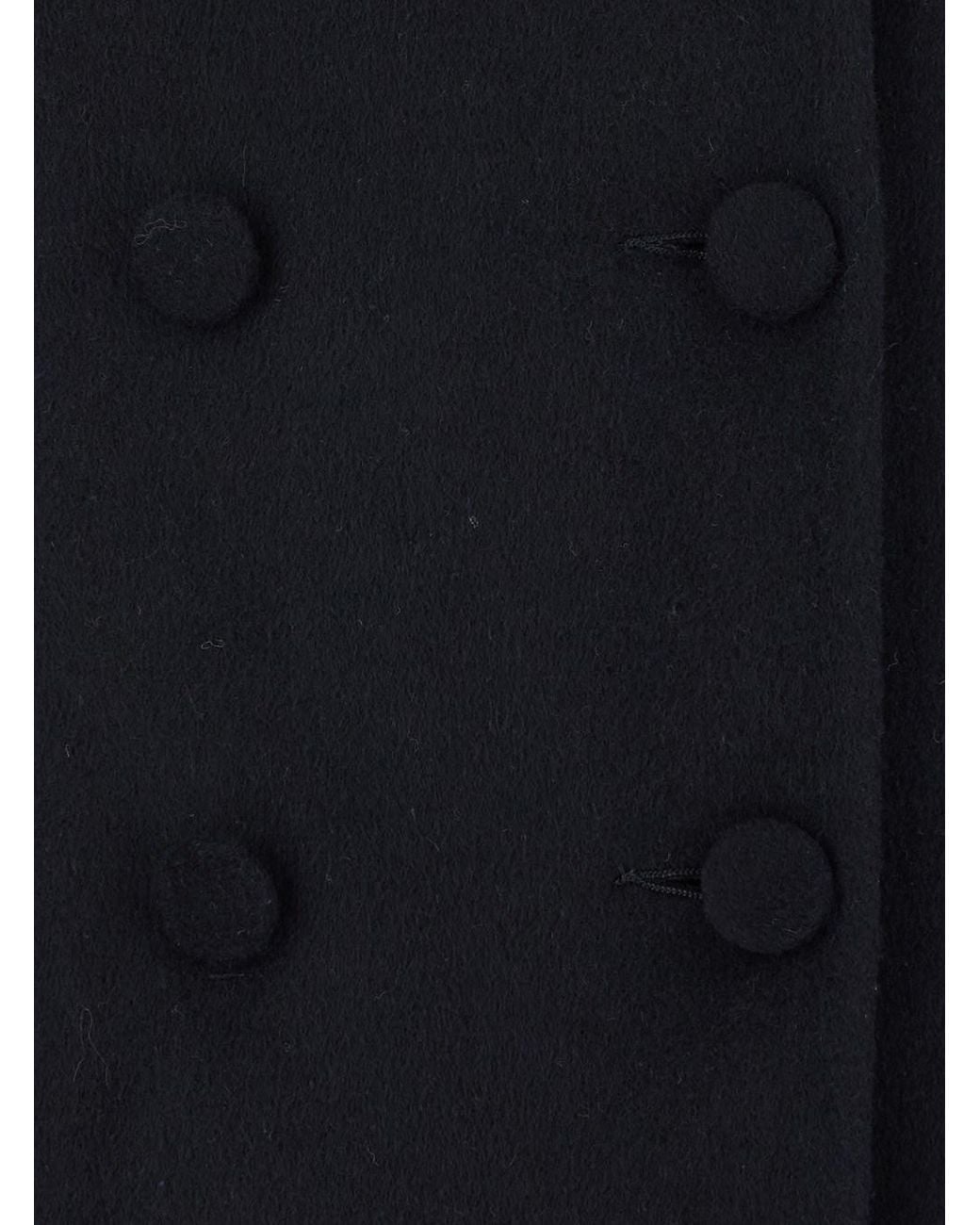 Le Plain Blue Short Double-Breasted Jacket