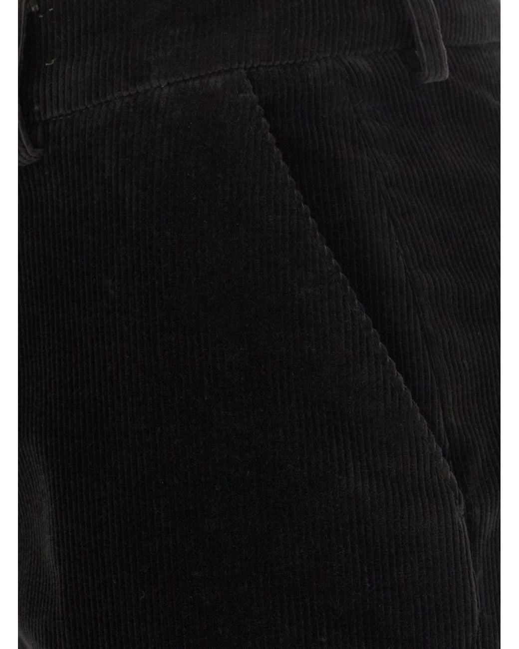 PT Torino Black Pants With Five Pockets And Straight Leg