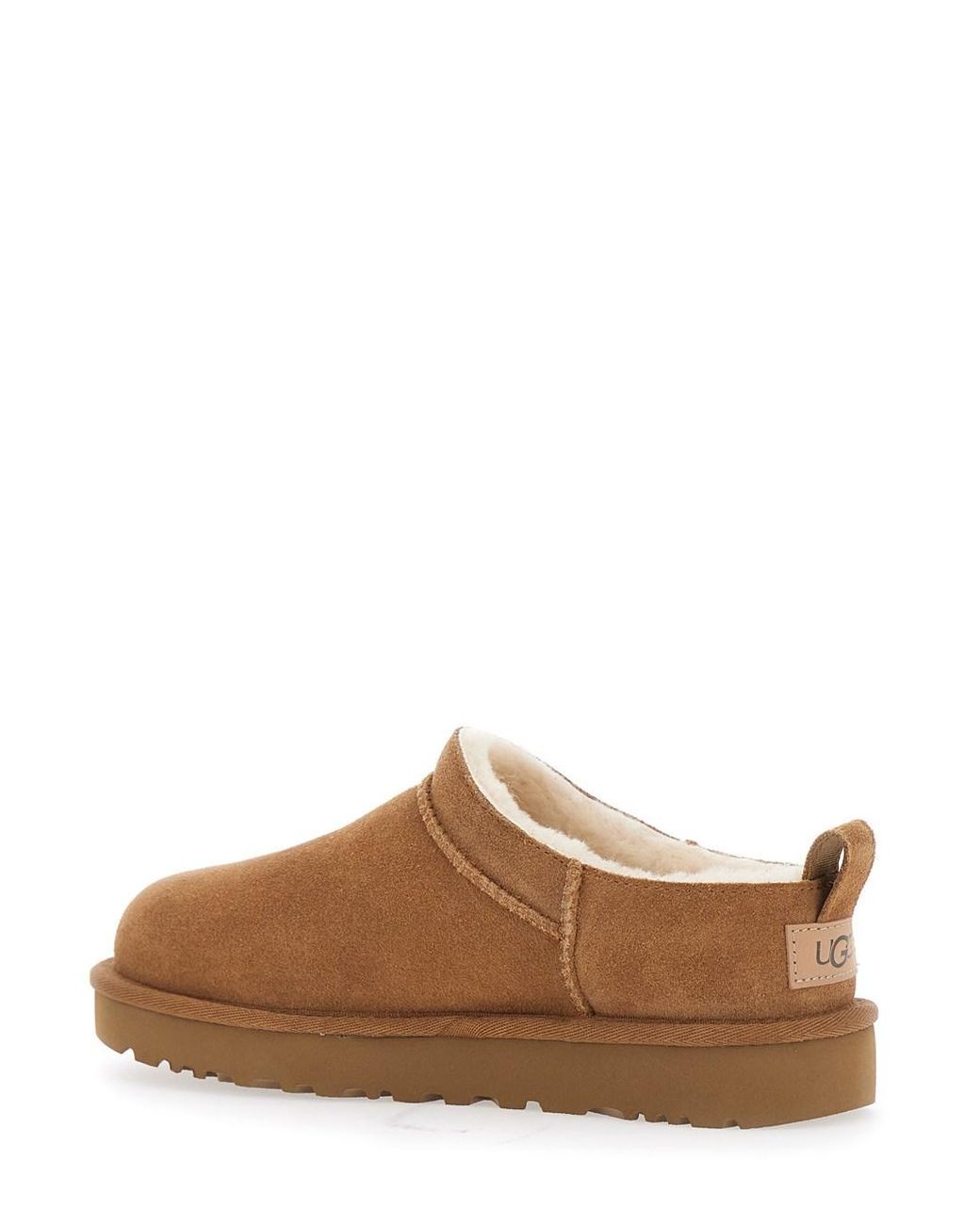 Ugg Brown Ankle Boots Classic Micro Suede