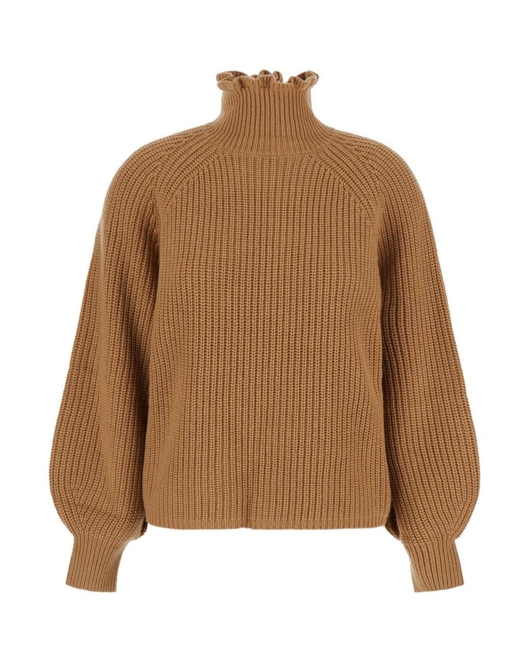 Max Mara Brown Knitwear With Unspecified Composition