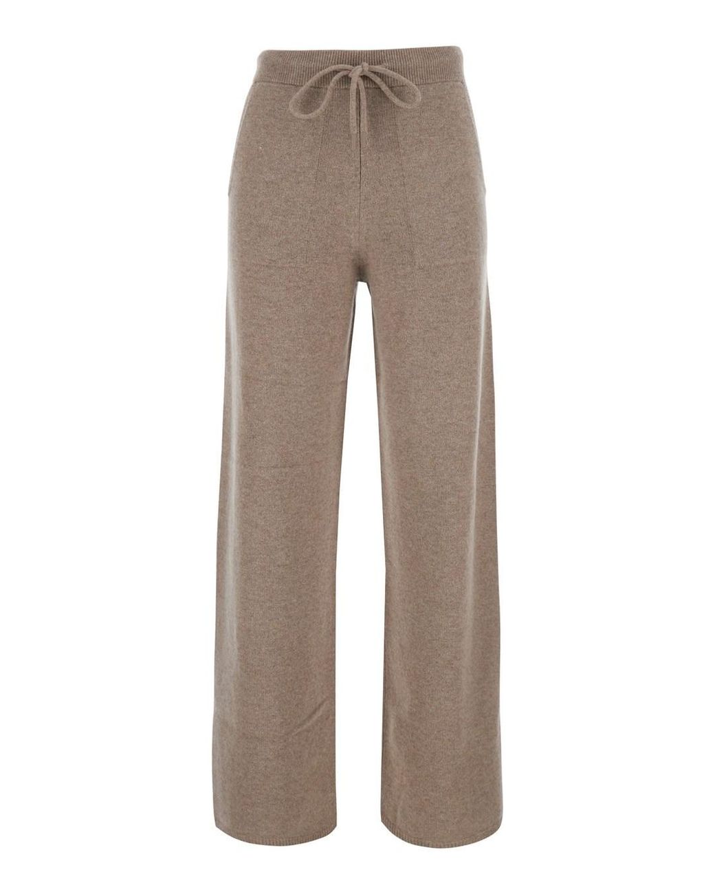 Max Mara Gray Regular Drawstring Pants