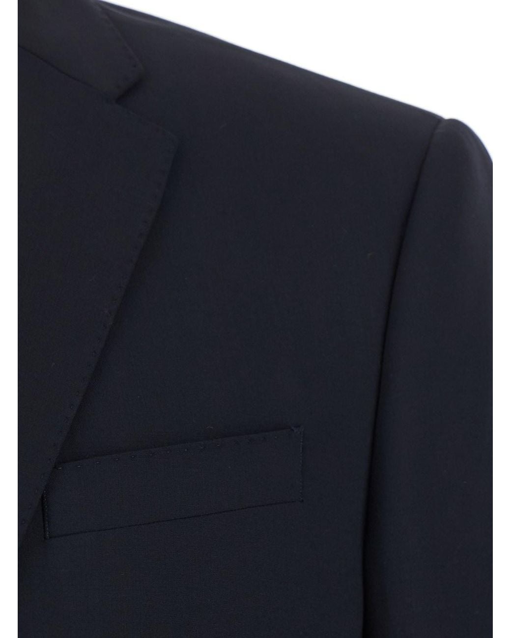 Emporio Armani Blue Suit Single-Breasted Slim for men