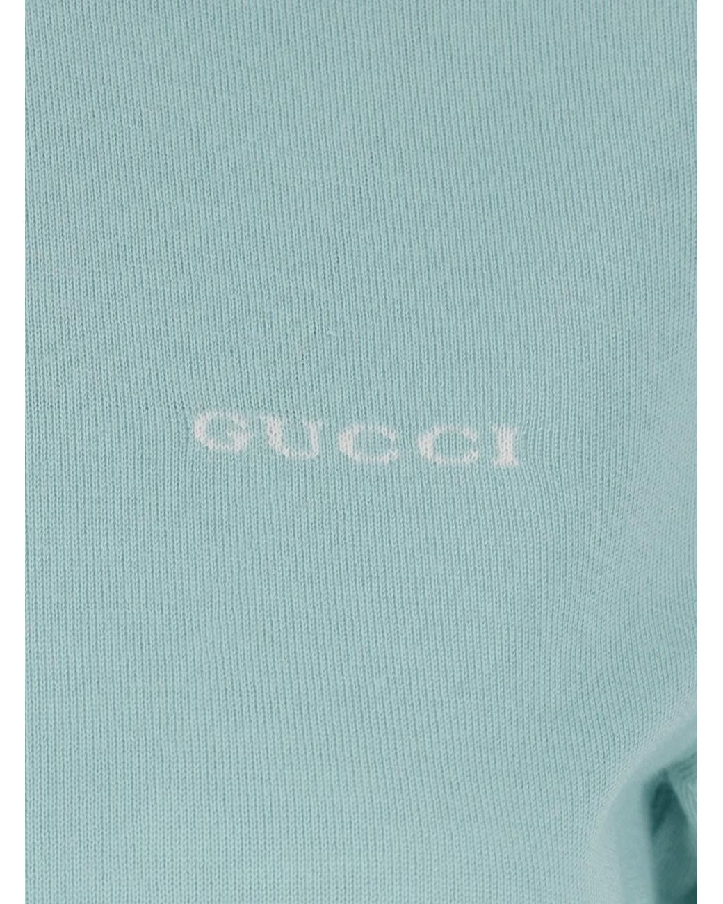 Gucci Blue Polo Shirt, Wool T-Shirts & Jerseys