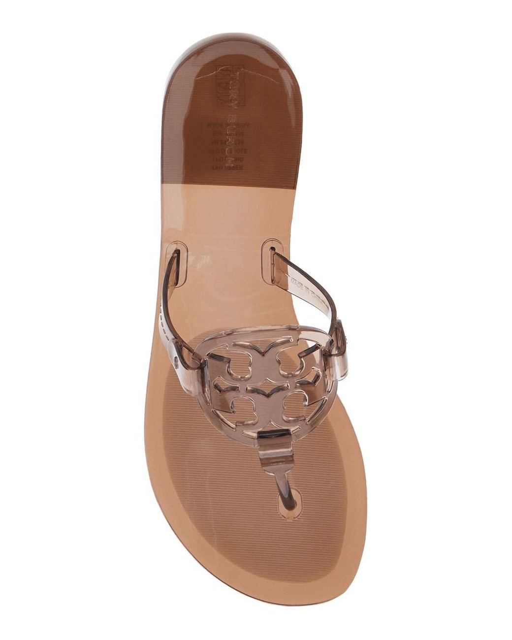 Tory Burch Brown Jelly Flats Miller Tpu