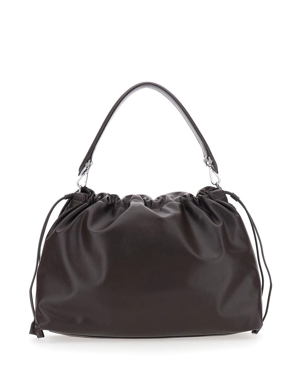 Fendi Black 'Mama Baguette Large' Shoulder Bag With Ff Closure On The Front for men