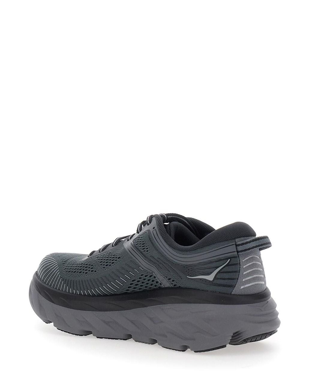 Hoka One One Gray Trainers Bondi 7 Tech Fabric