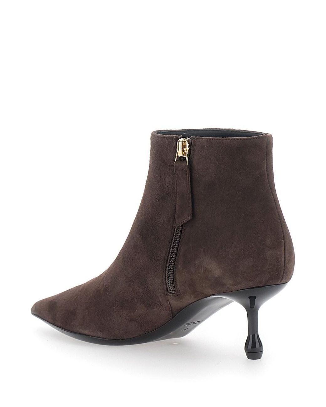 Le Plain Brown Bootie 50 Suede Ankle Boots For