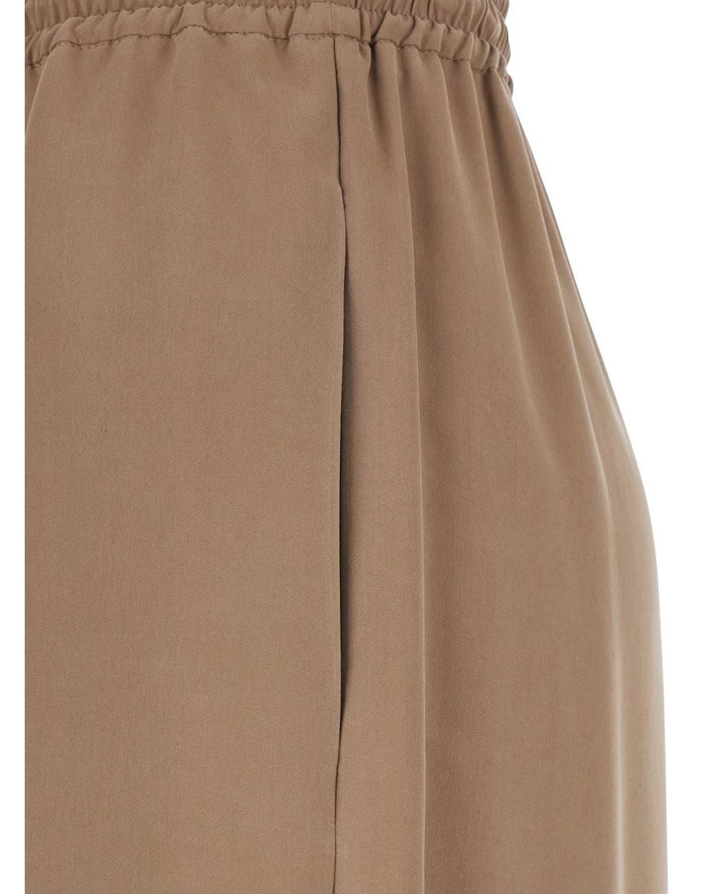Max Mara Natural Pantaloni 'Genero' Con Vita Elasticizzata Con Coulisse