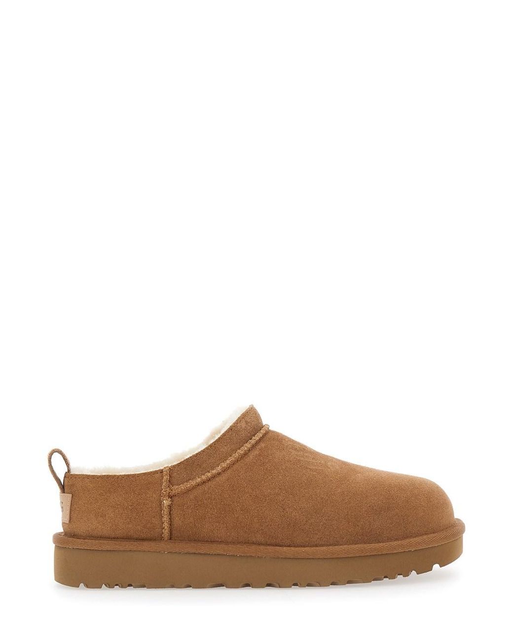 Ugg Brown Ankle Boots Classic Micro Suede