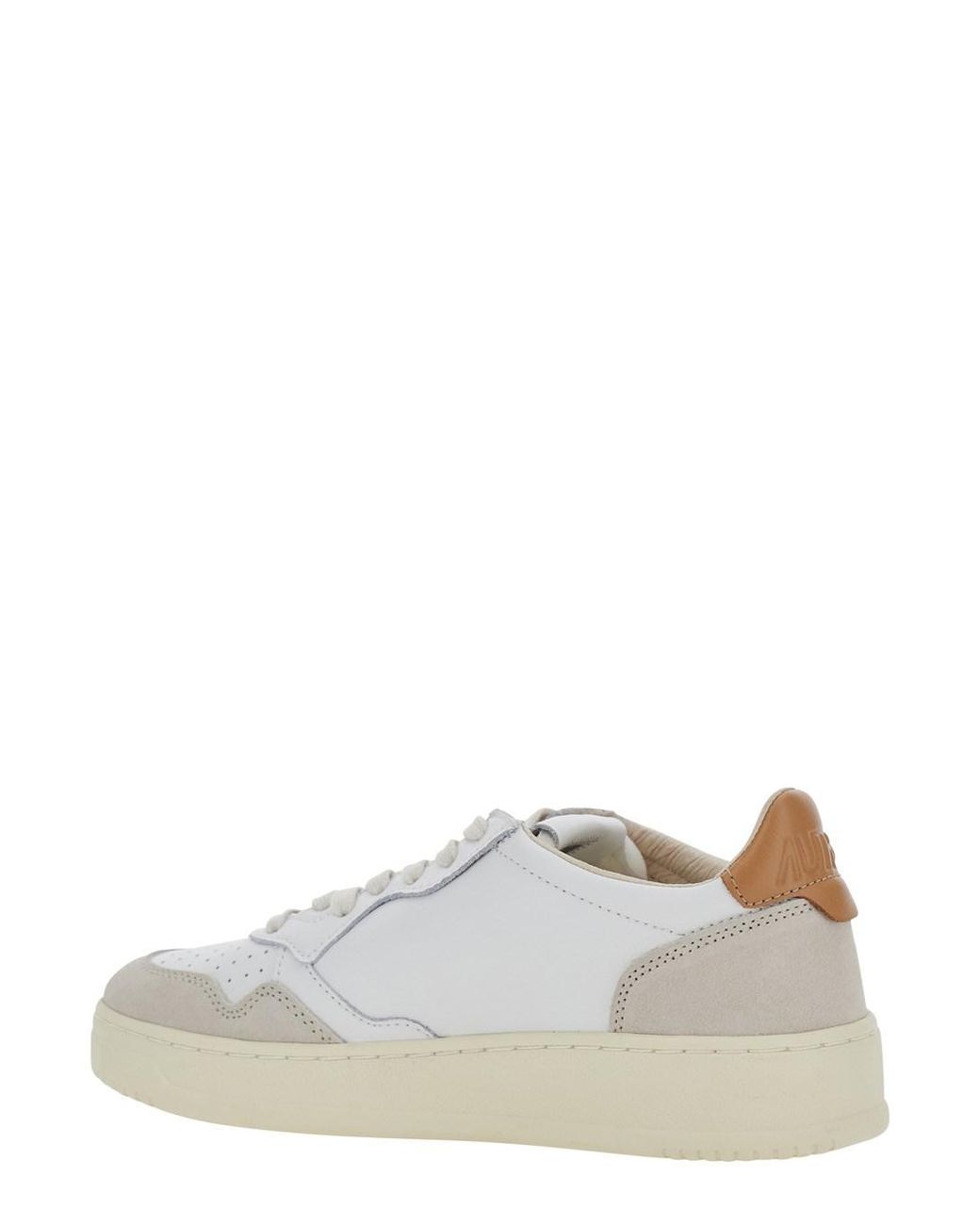 Autry White Low Top Sneakers Medalist Leather Trainers