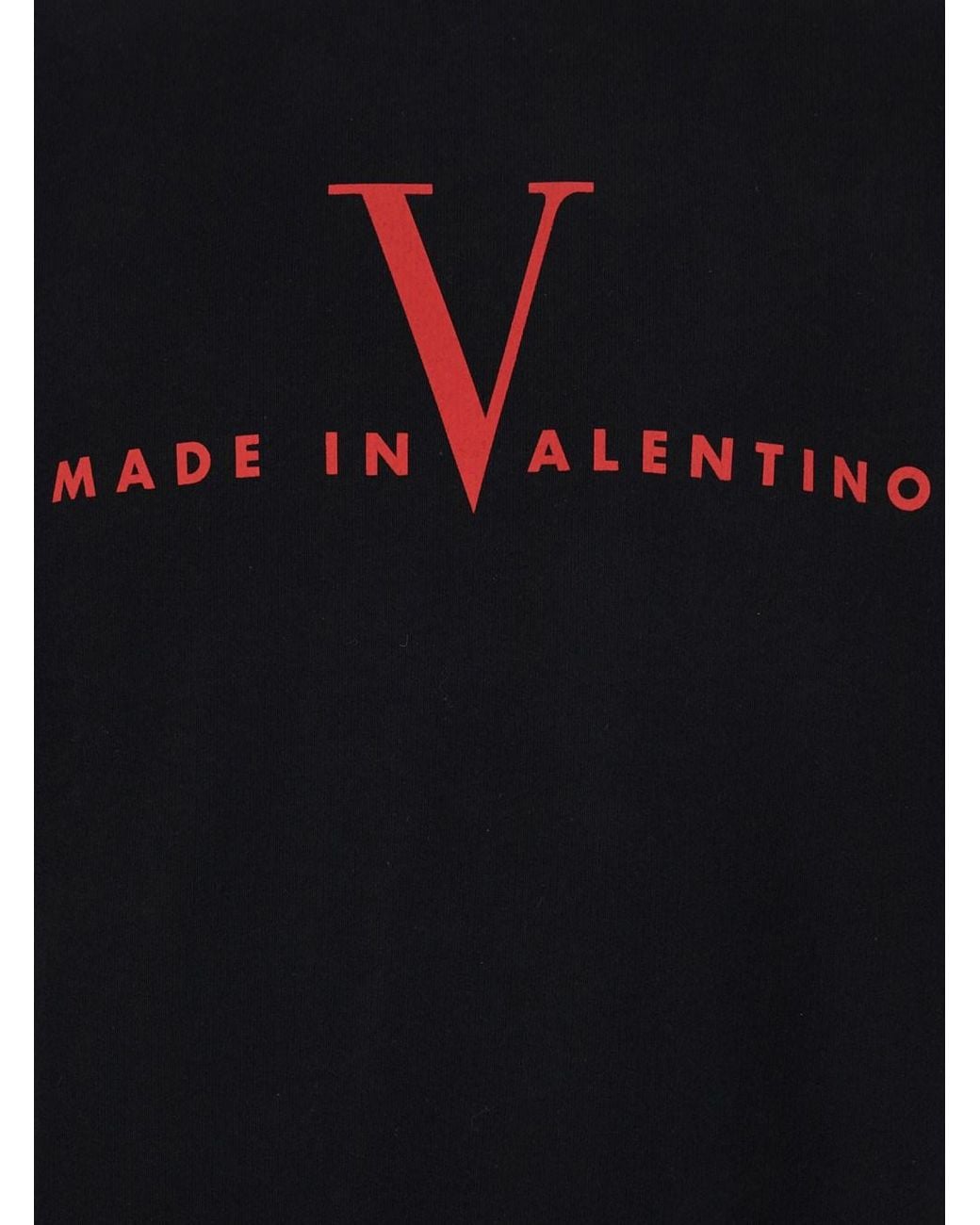 Valentino Blue Sweatshirt With Logo Print On The Front And Dropped Shoulder for men