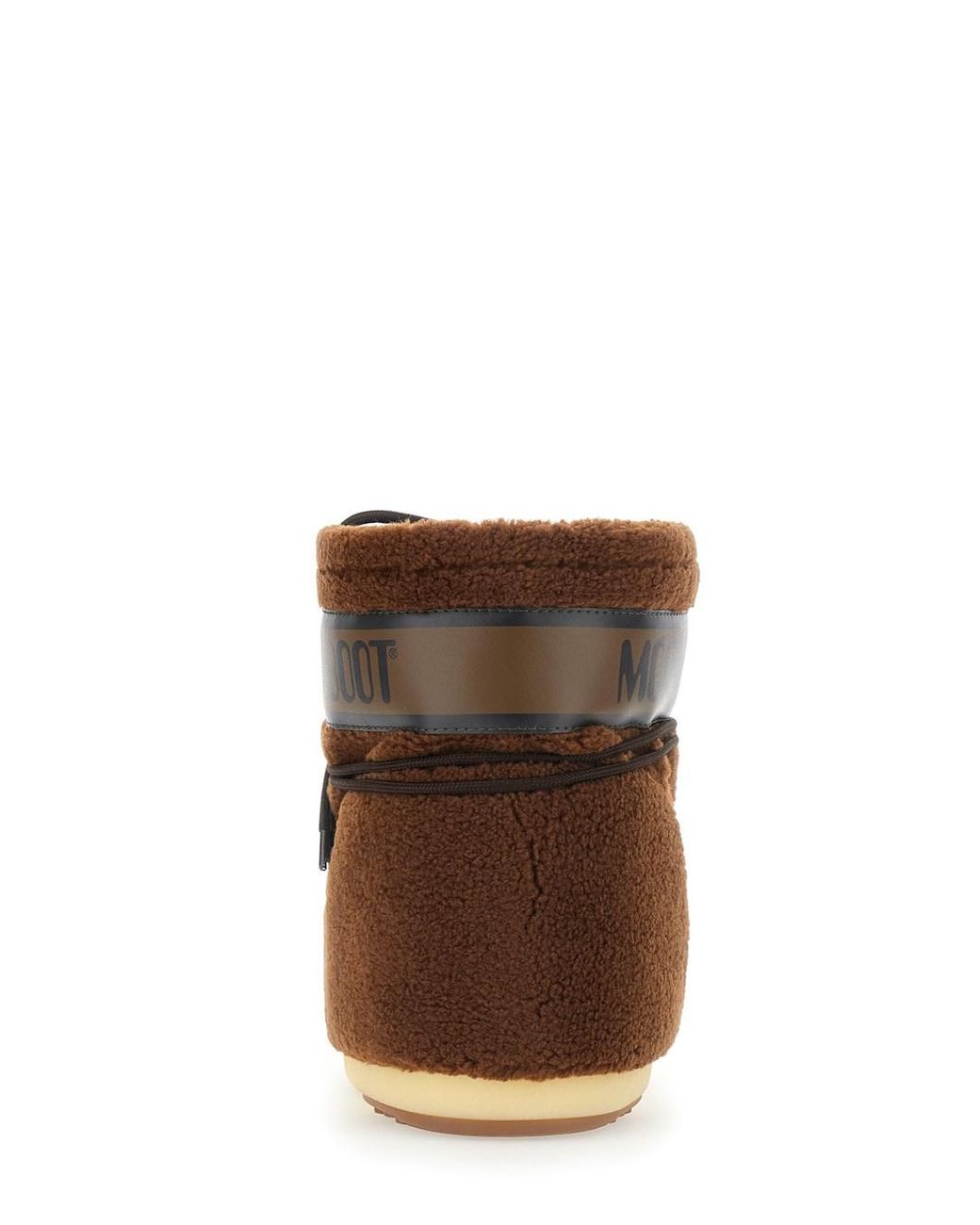 Moon Boot Brown Bootie Icon Low Fleece Boot