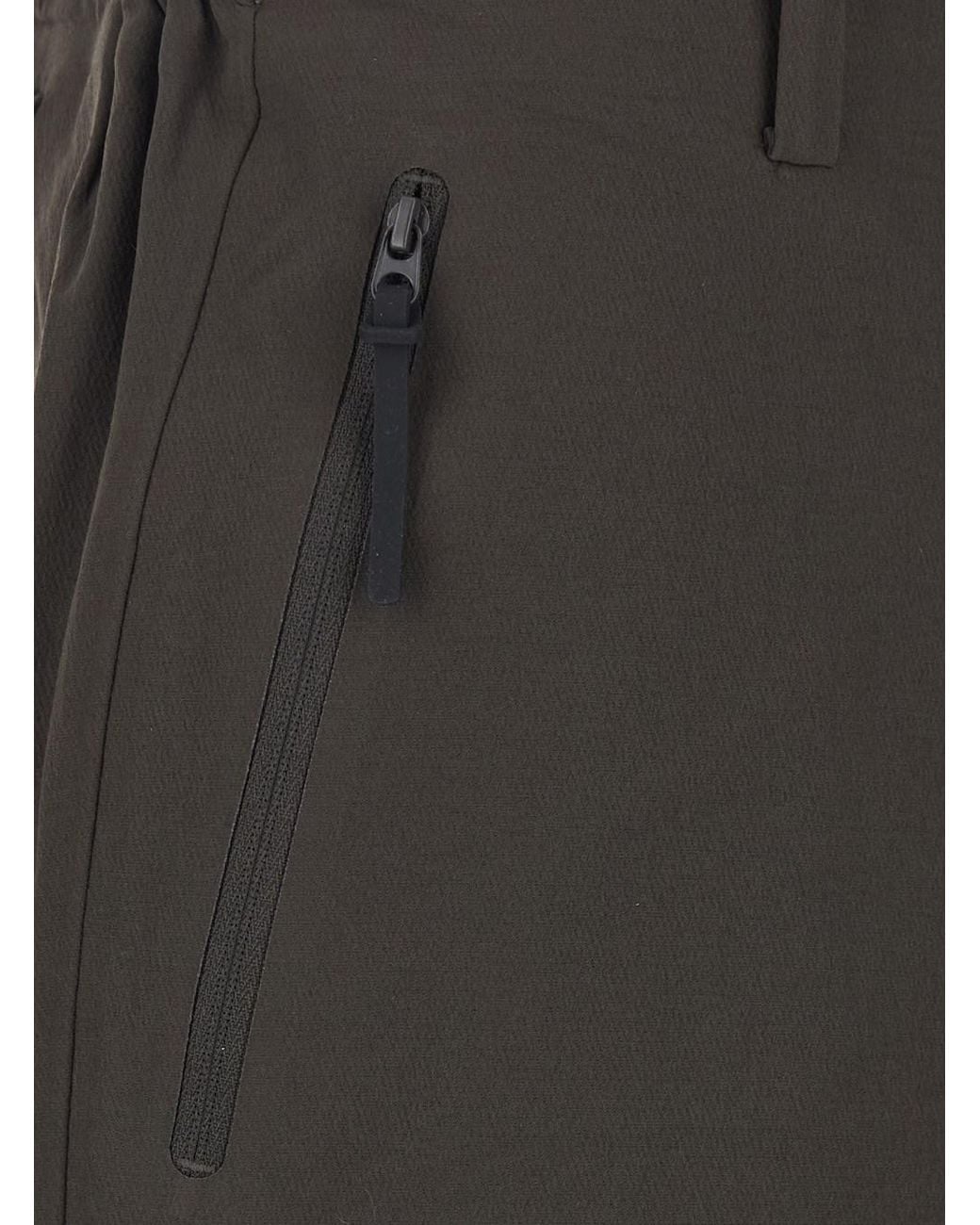 Hiking Patrol Gray Pants With Side Pockets And Zip Closure for men