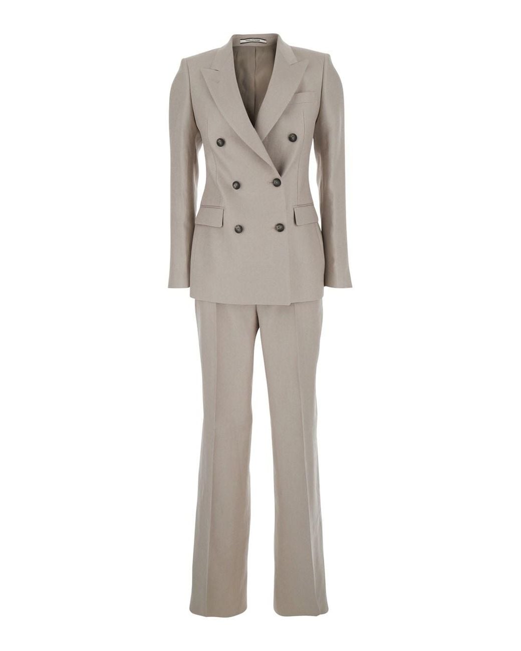 Tagliatore Gray Double-Breasted Suit