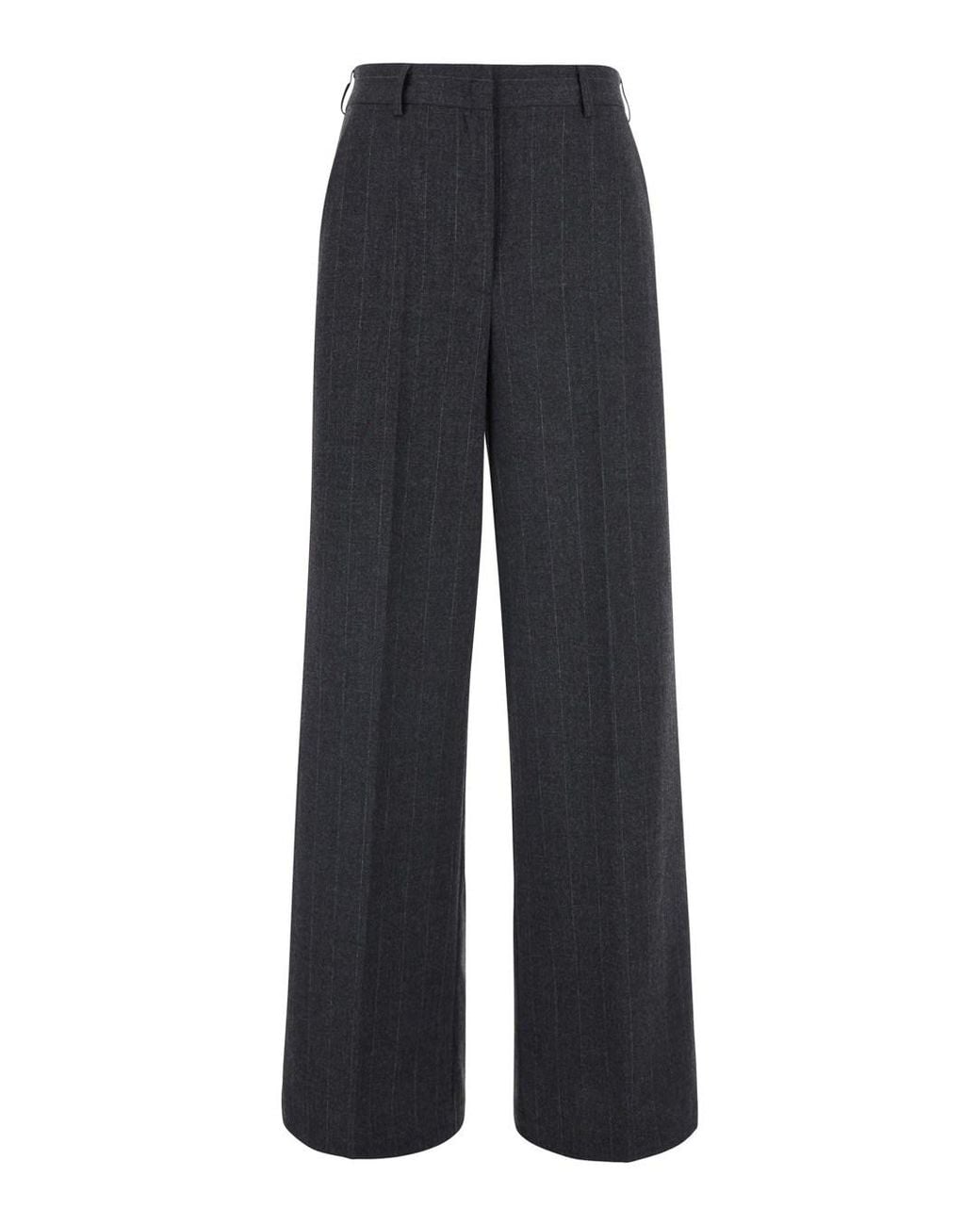 Jucca Blue Pants With Striped Motif