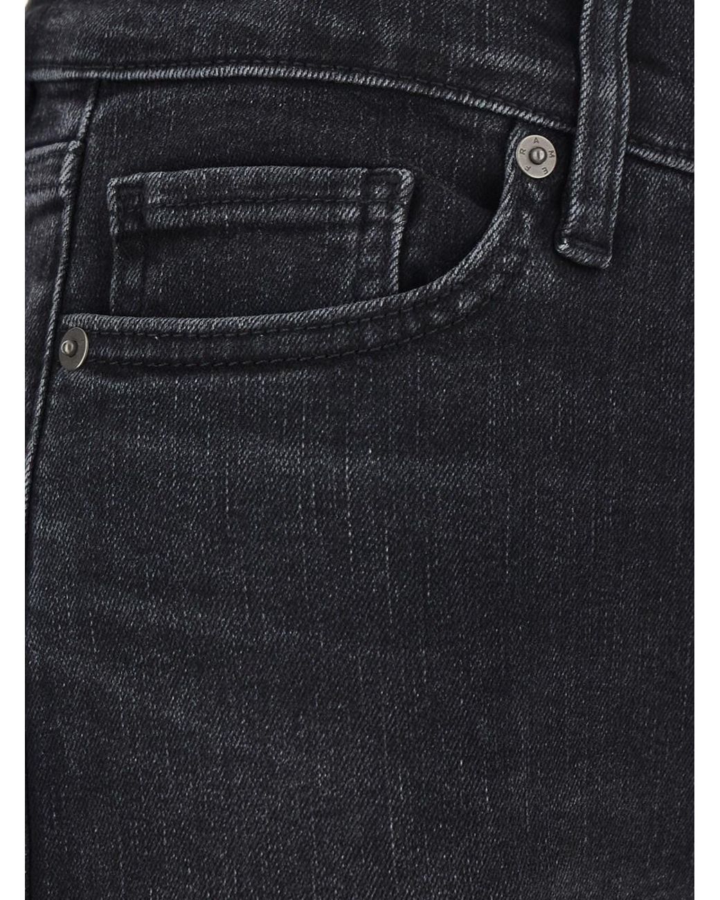 FRAME Blue Jeans Le Slim Palazzo Cotton