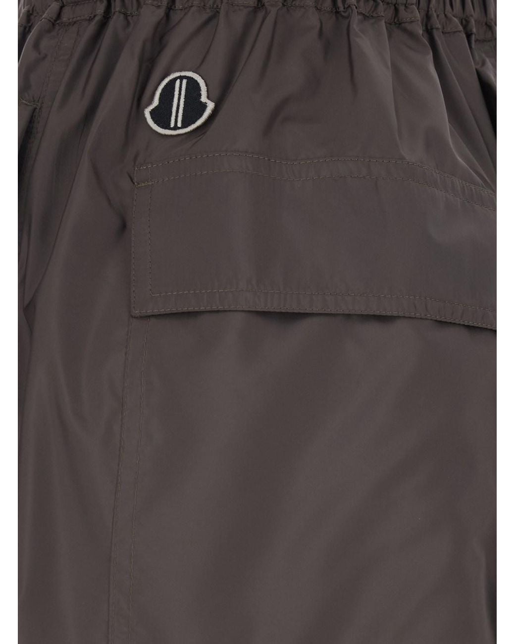 Rick Owens Gray Midi Skirt With Elasticate