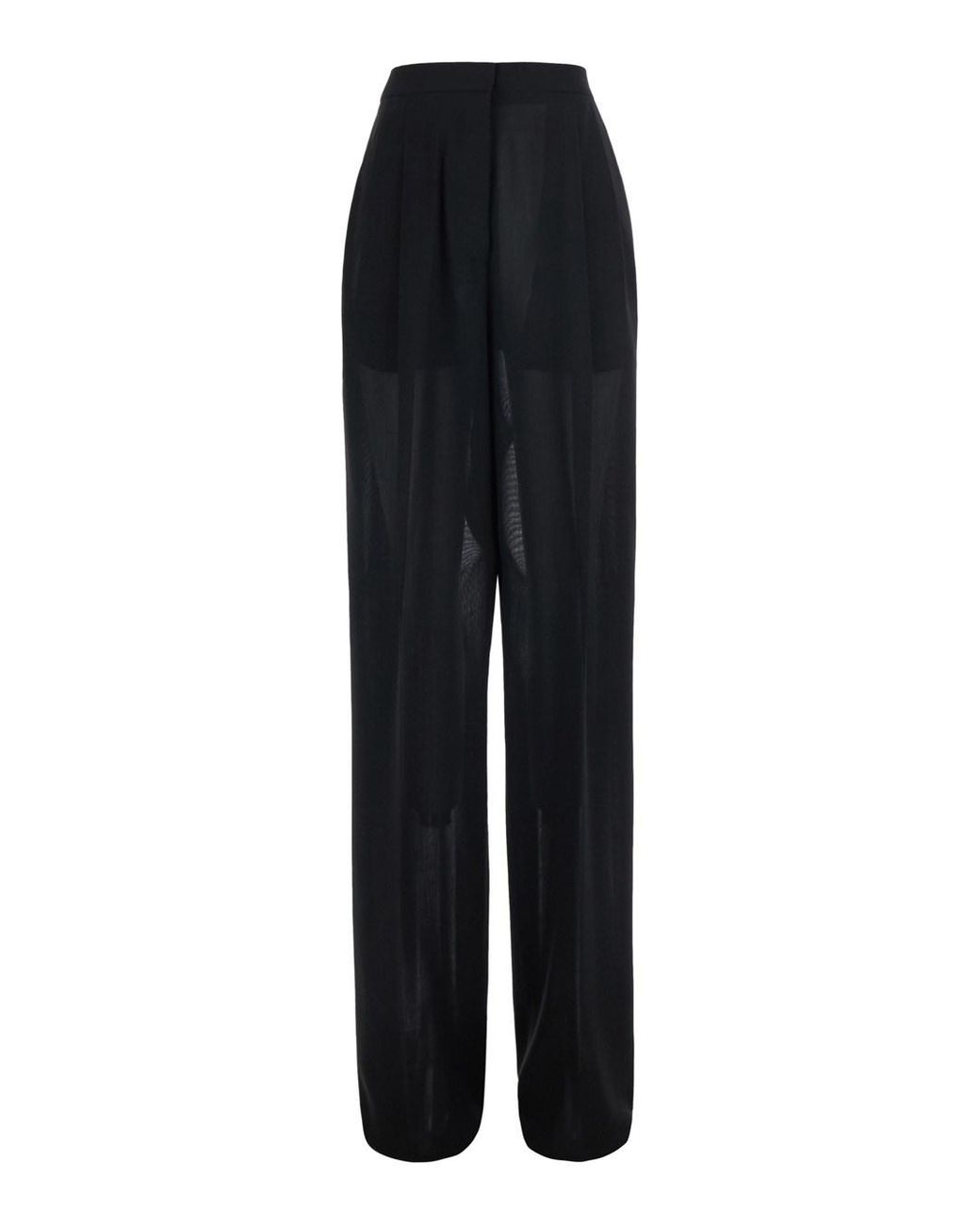 Tom Ford Black High-Waisted Wool Trousers