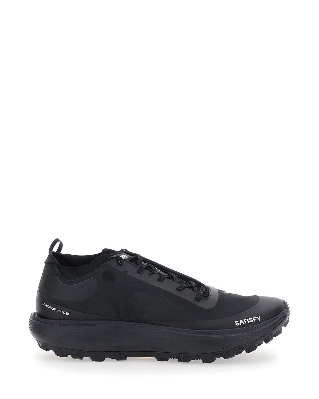 Satisfy Blue Sneakers With Leather Upper And Rubber Sole for men