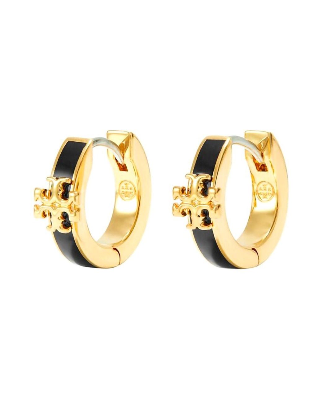 Tory Burch Metallic Hoop Earrings Kira