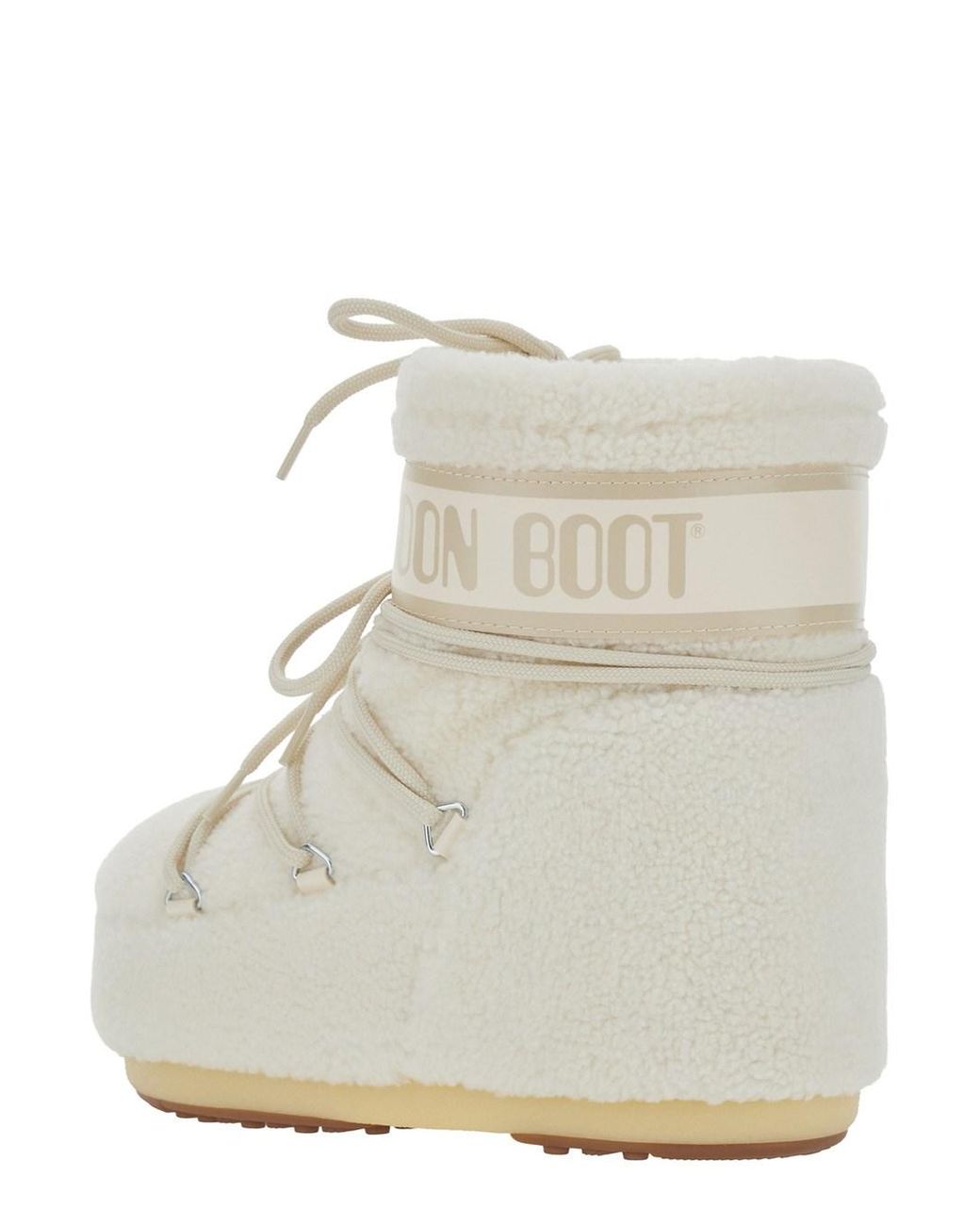 Moon Boot White Ankle Boots Icon Low Fleece