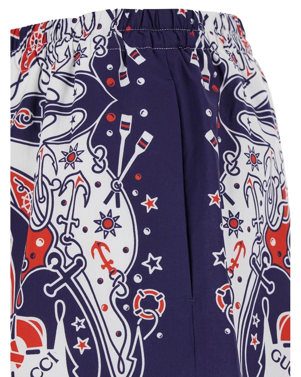 Gucci Multicolor Bandana Print Cotton Short, Ready-To-Wear for men