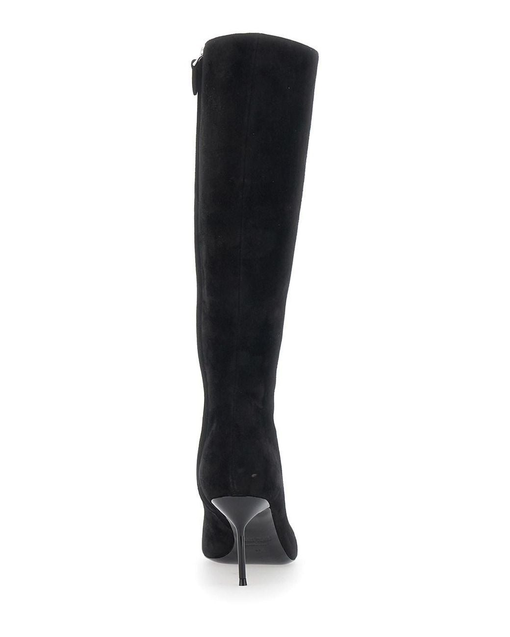 Paris Texas Black Lidia Boot 70 Boots With High Heel And Leather Sole