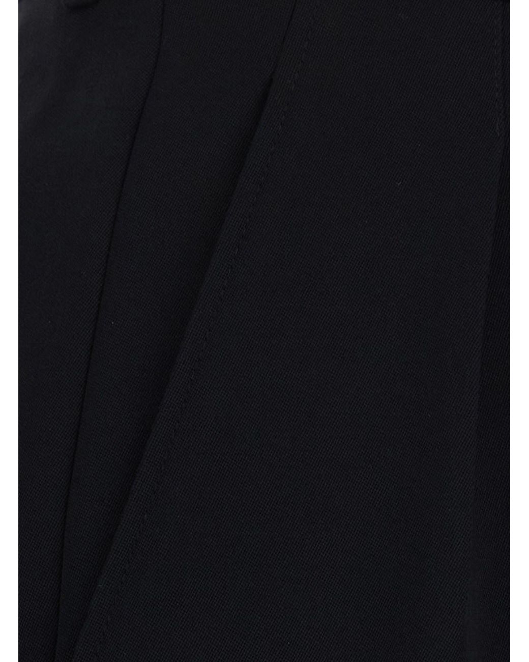 Saint Laurent Blue Bermuda Shorts Wool