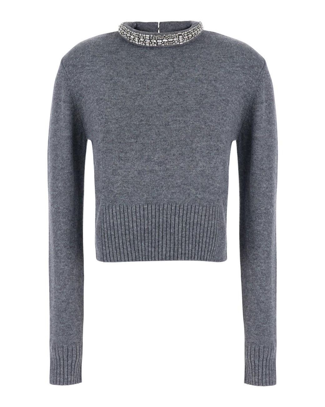 Pinko Blue Sweater Berlin Wool Jumpers