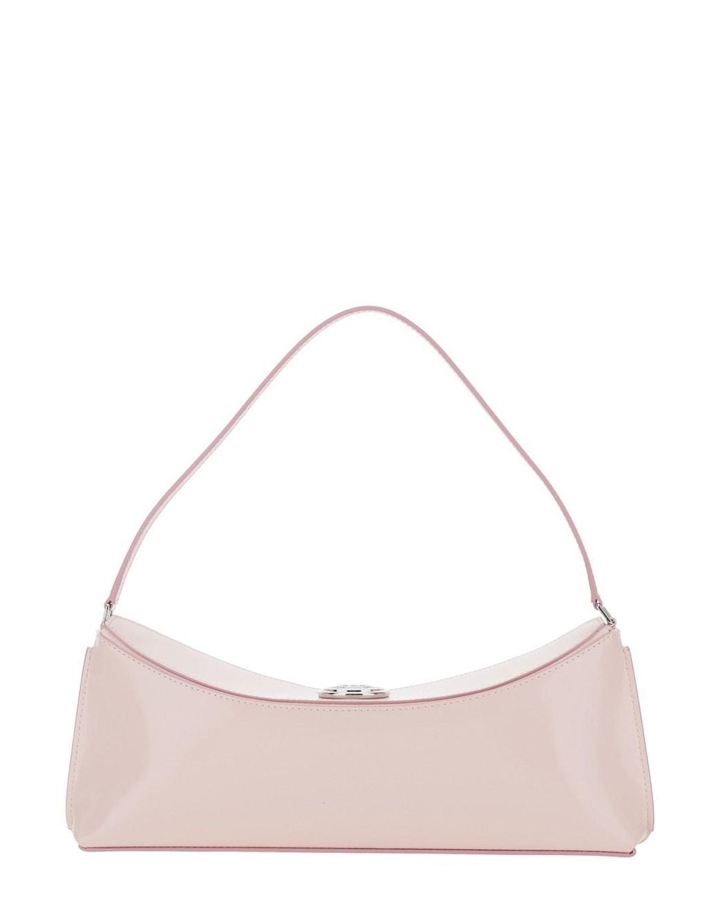 Jacquemus Pink Le Calisso Shoulder Bag With Engraved Snap Button