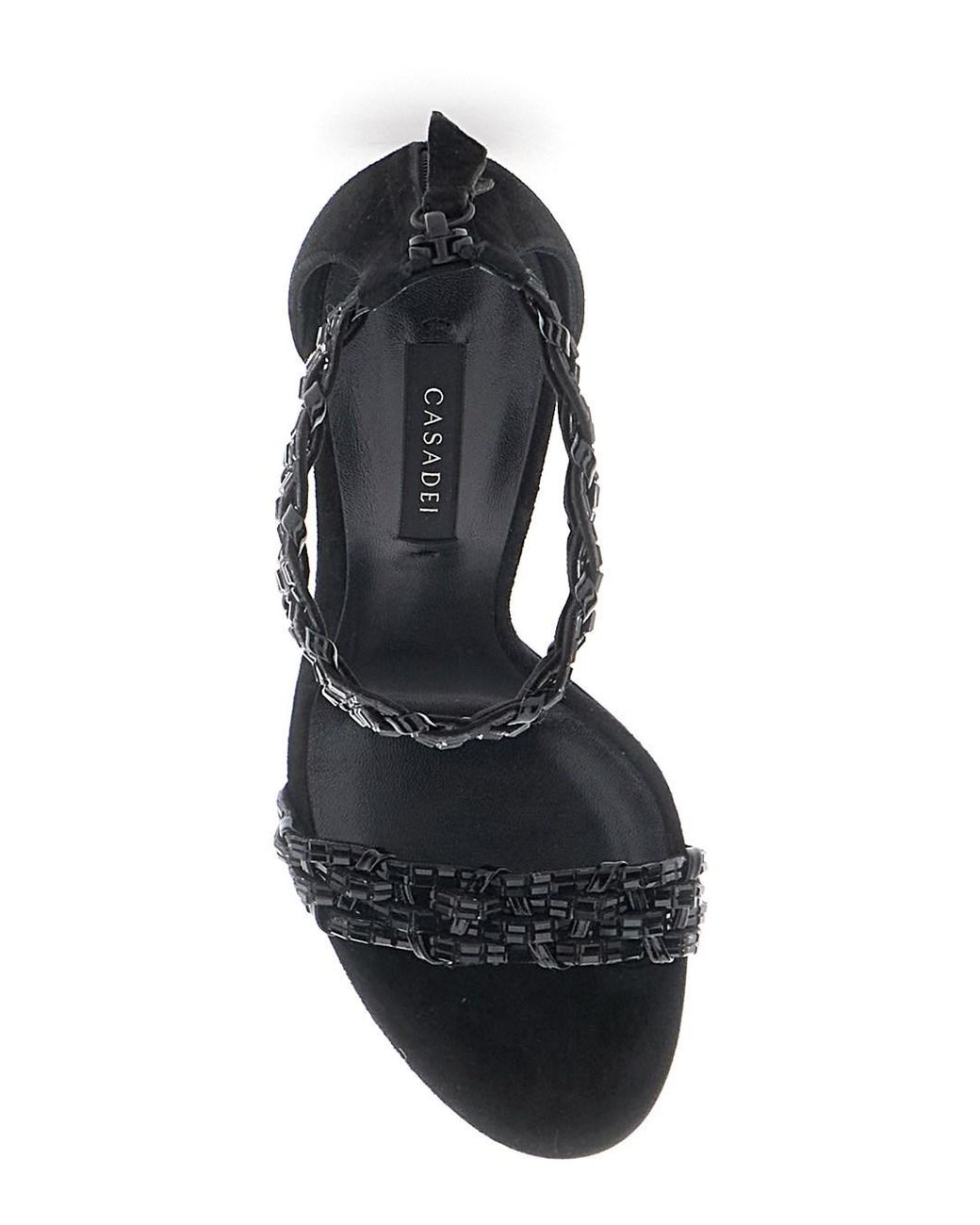 Casadei Black Sandals Julia