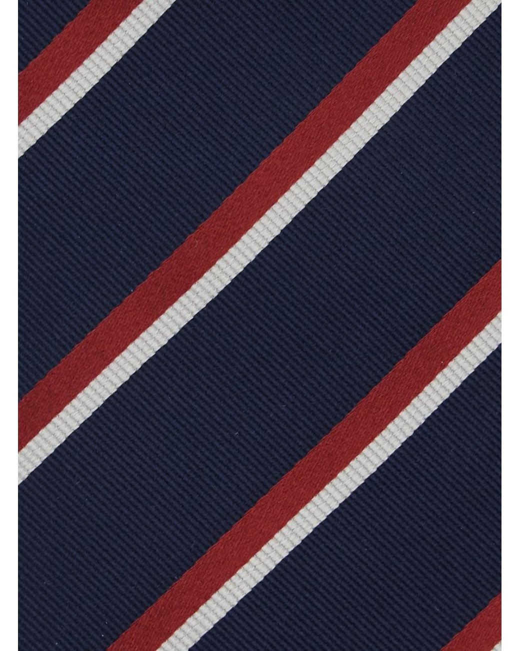DSquared² Blue Tie With All-Over Striped Motif for men