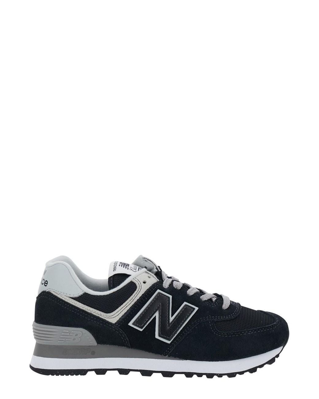 New Balance Black Sneakers Classic 574 Leather