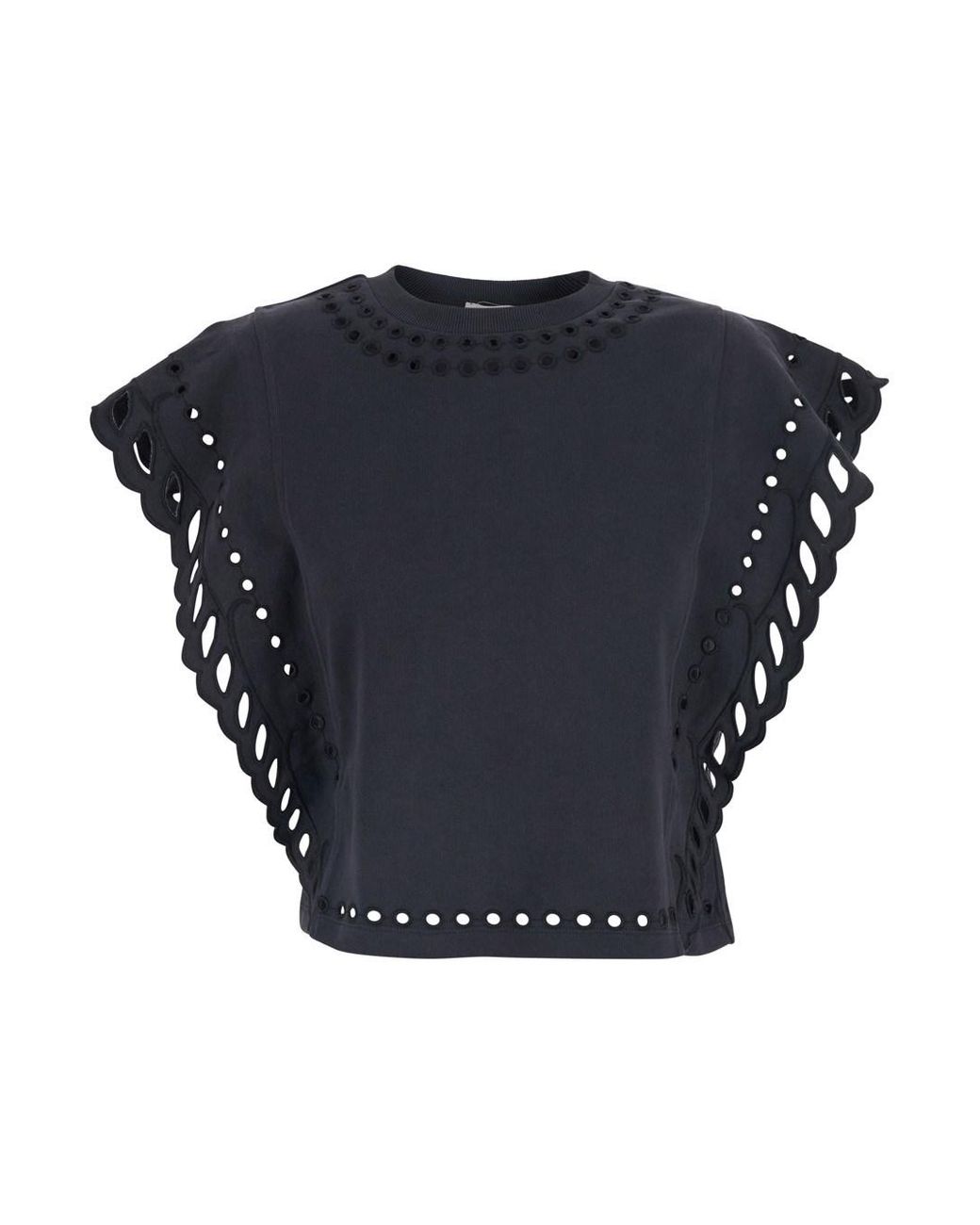 Isabel Marant Blue Isabel Marant Etoile Marant Étoile Odyle Cotton T-Shirt