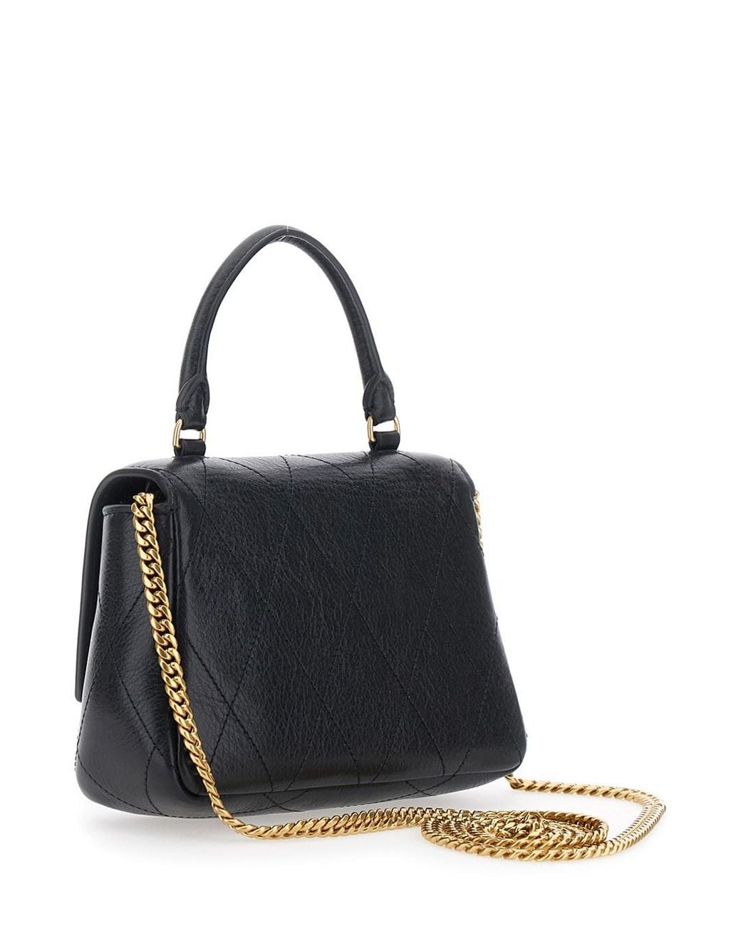 Tory Burch Black Shoulder Bag Charlie Leather Cow