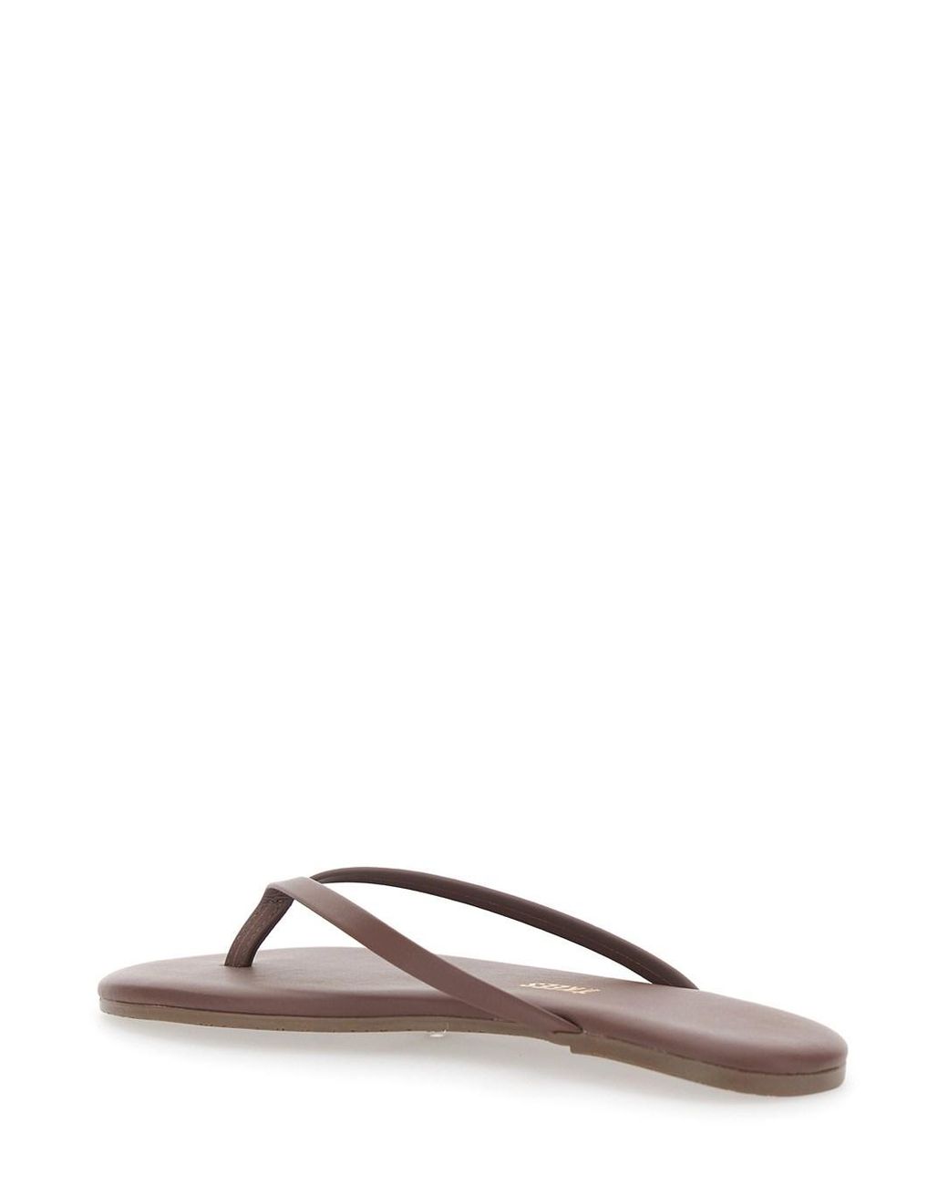 TKEES Brown 'Foundations' Flip-Flop Sandals With Logo Imprint