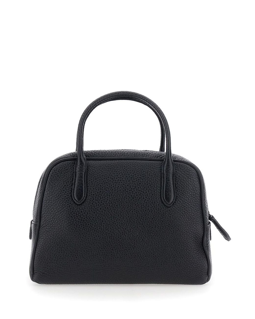 NOTHING WRITTEN Black 'Kate' Mini Handbag With Two Top Handles