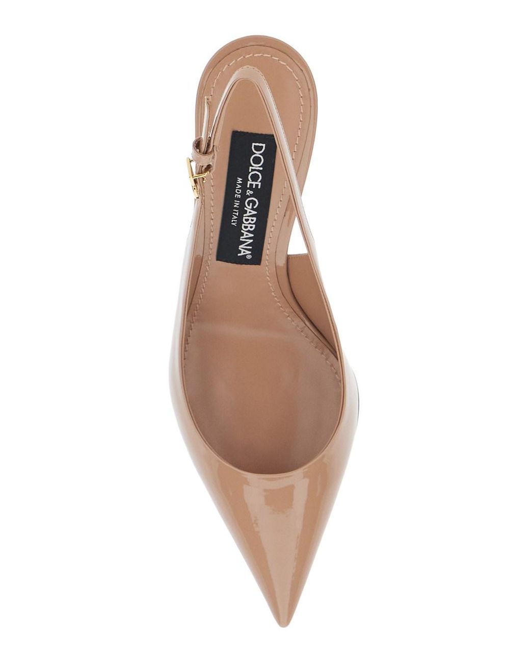 Dolce & Gabbana Pink Slingback Pumps Patent Leather