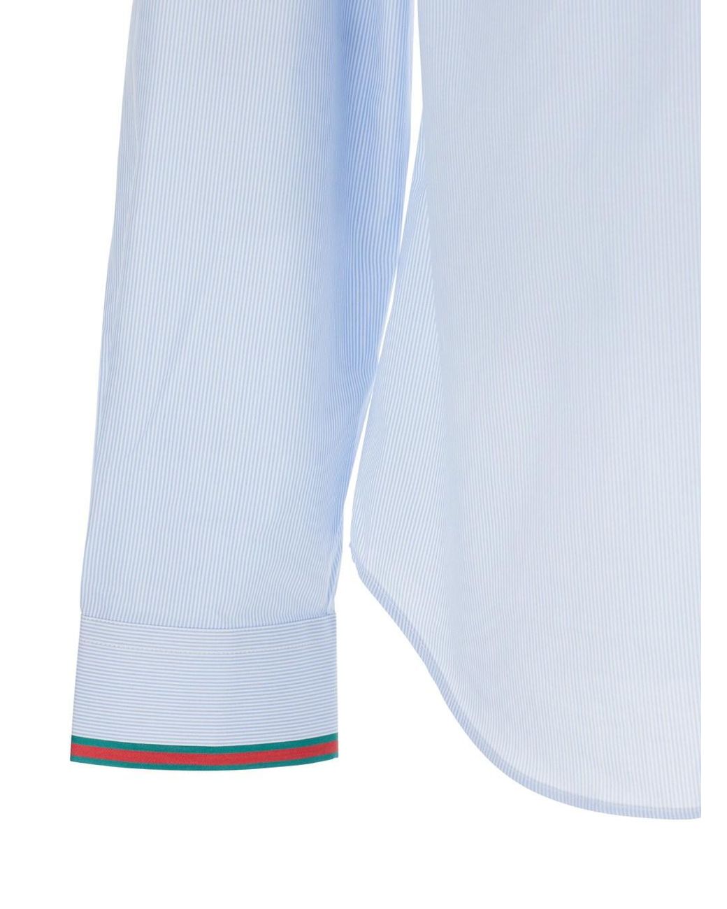 Gucci Blue Shirt, Cotton for men