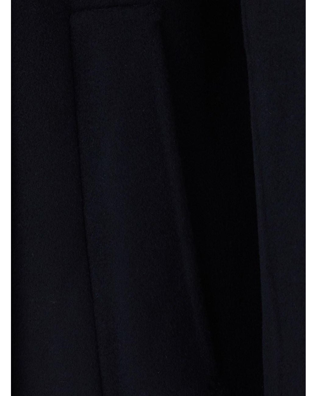 IVY & OAK Blue 'Clara' Double-Breasted Coat With Notched Revers And Long