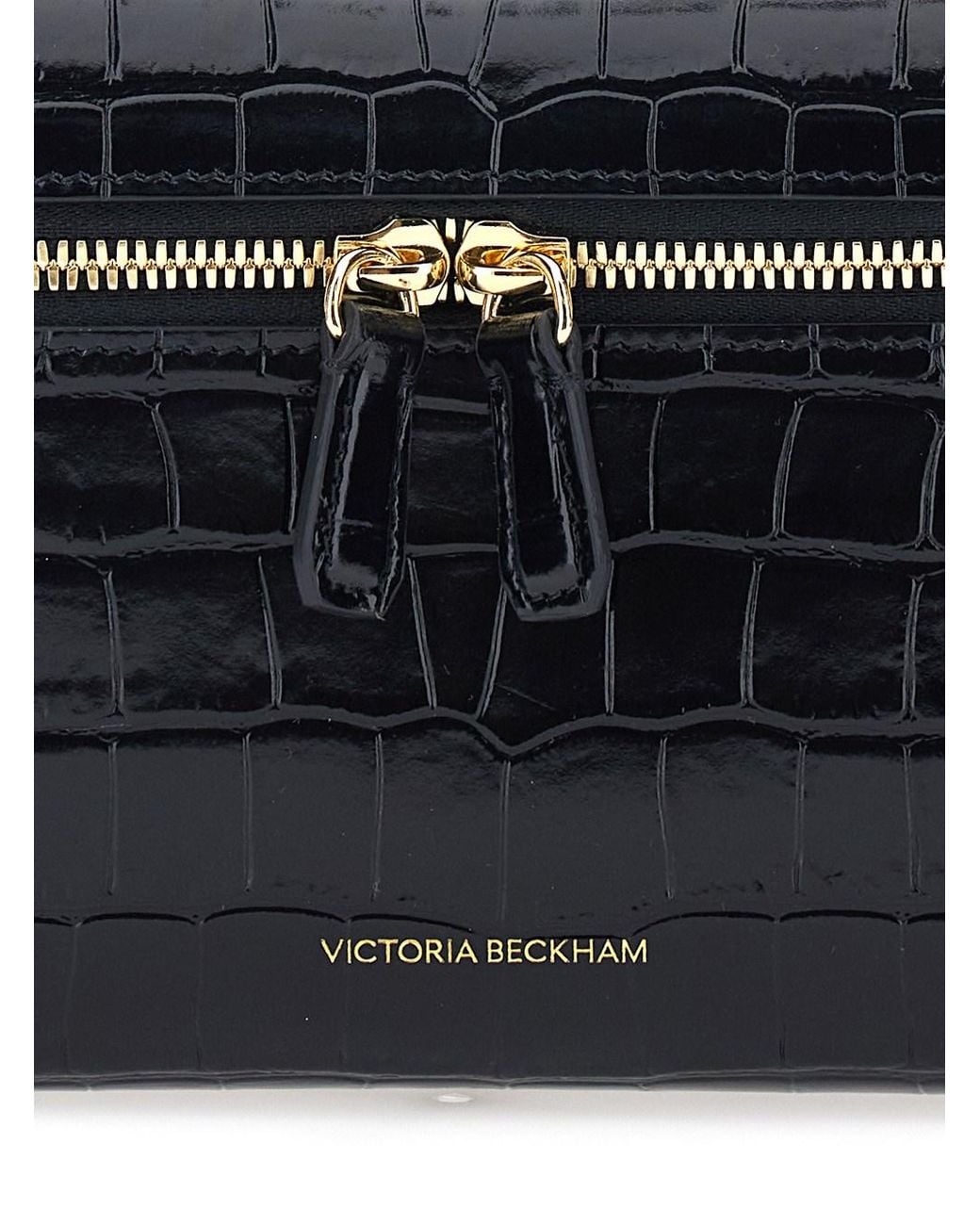 Victoria Beckham Black Crossbody Bag Patent Leather