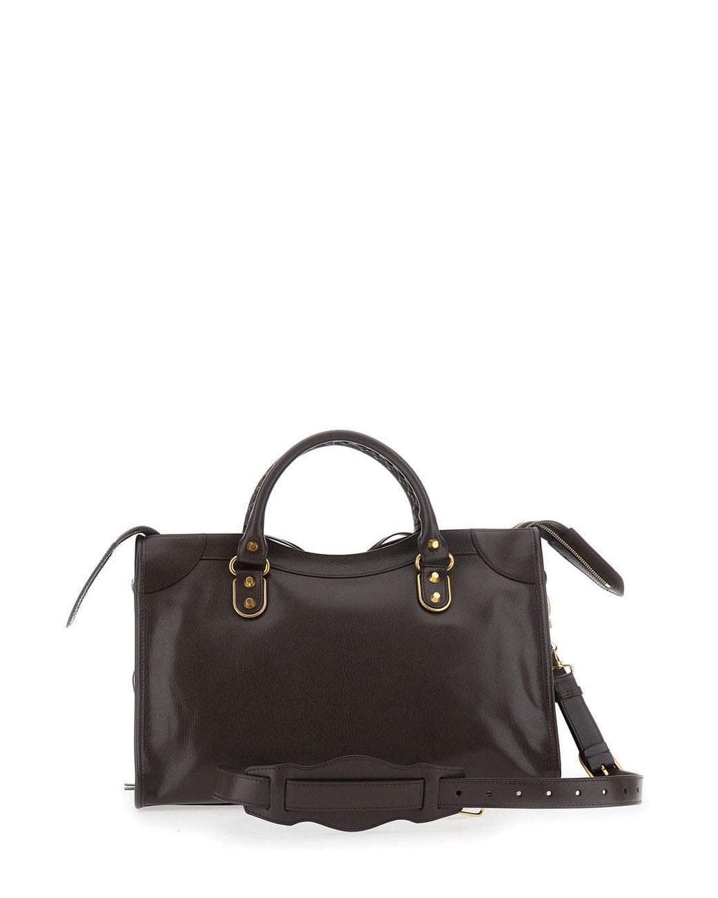 Balenciaga Black Le City Uptown' Handbag With Adjustable And Detacha