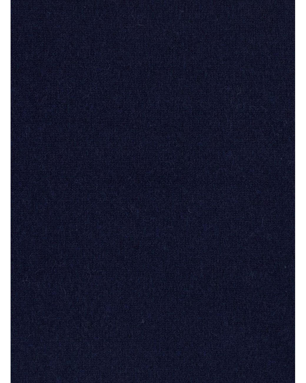 Aspesi Blue High Neck Wool And Cashmere Sweater Tops for men