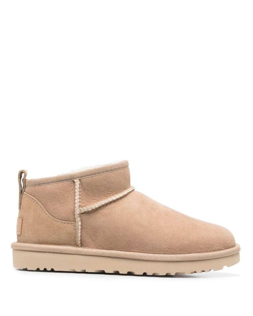 Ugg Natural Classic Ultra Mini Suede Boots