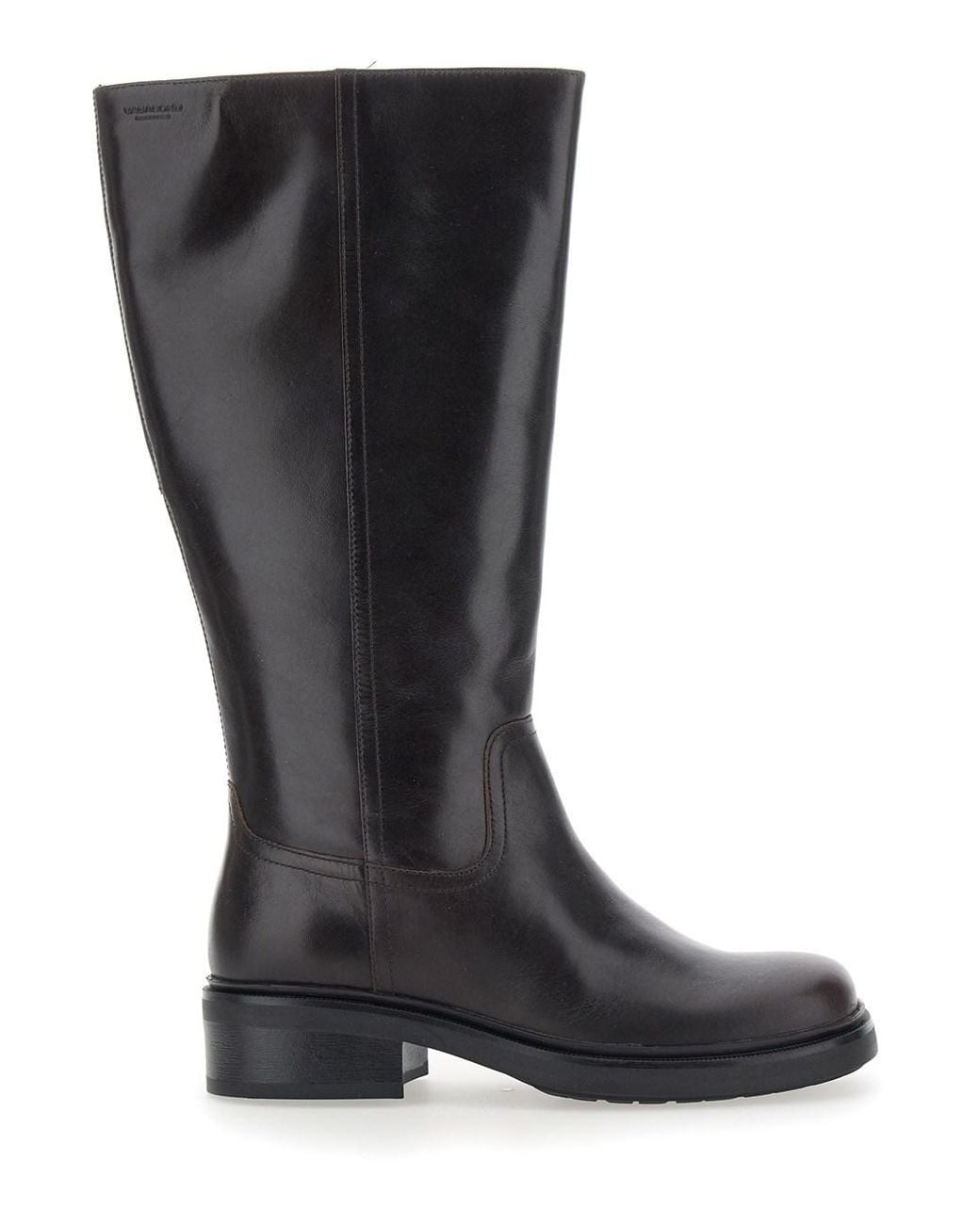 Vagabond Black Karlie Leather Boots For With Durable Sole