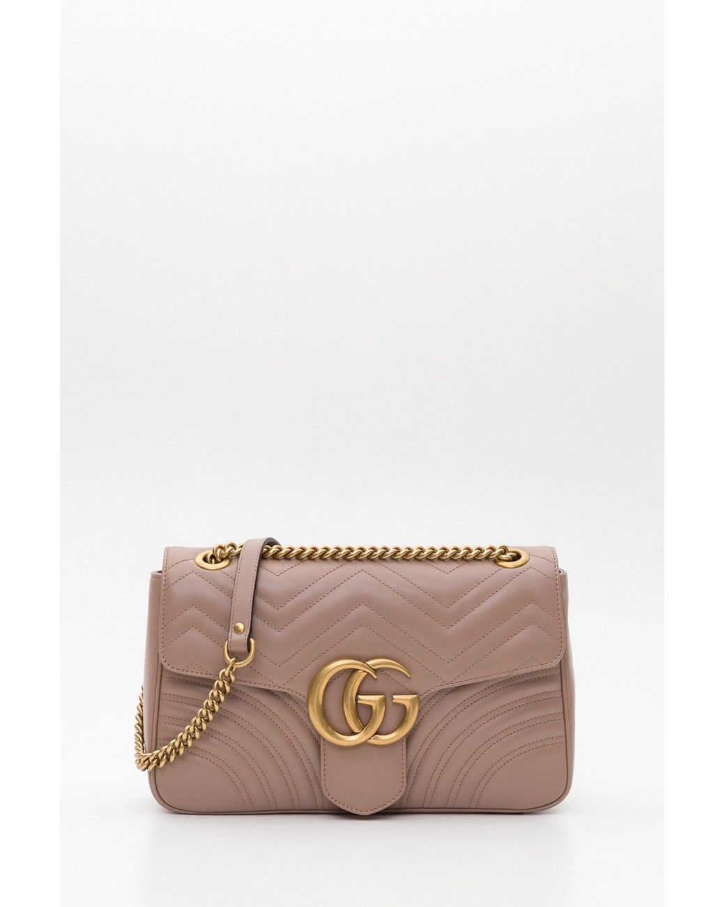 Gucci GG Marmont 2.0 Medium Shoulder Bag In Lion Trap. Ang Chev. Cuore ...