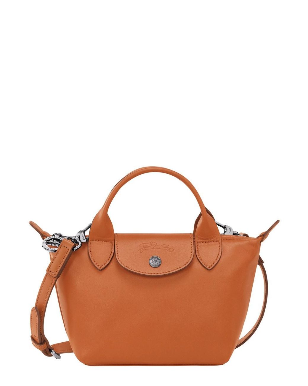 Longchamp Brown 'Le Pilage Xtra' Handbag With Adjustable And Removable