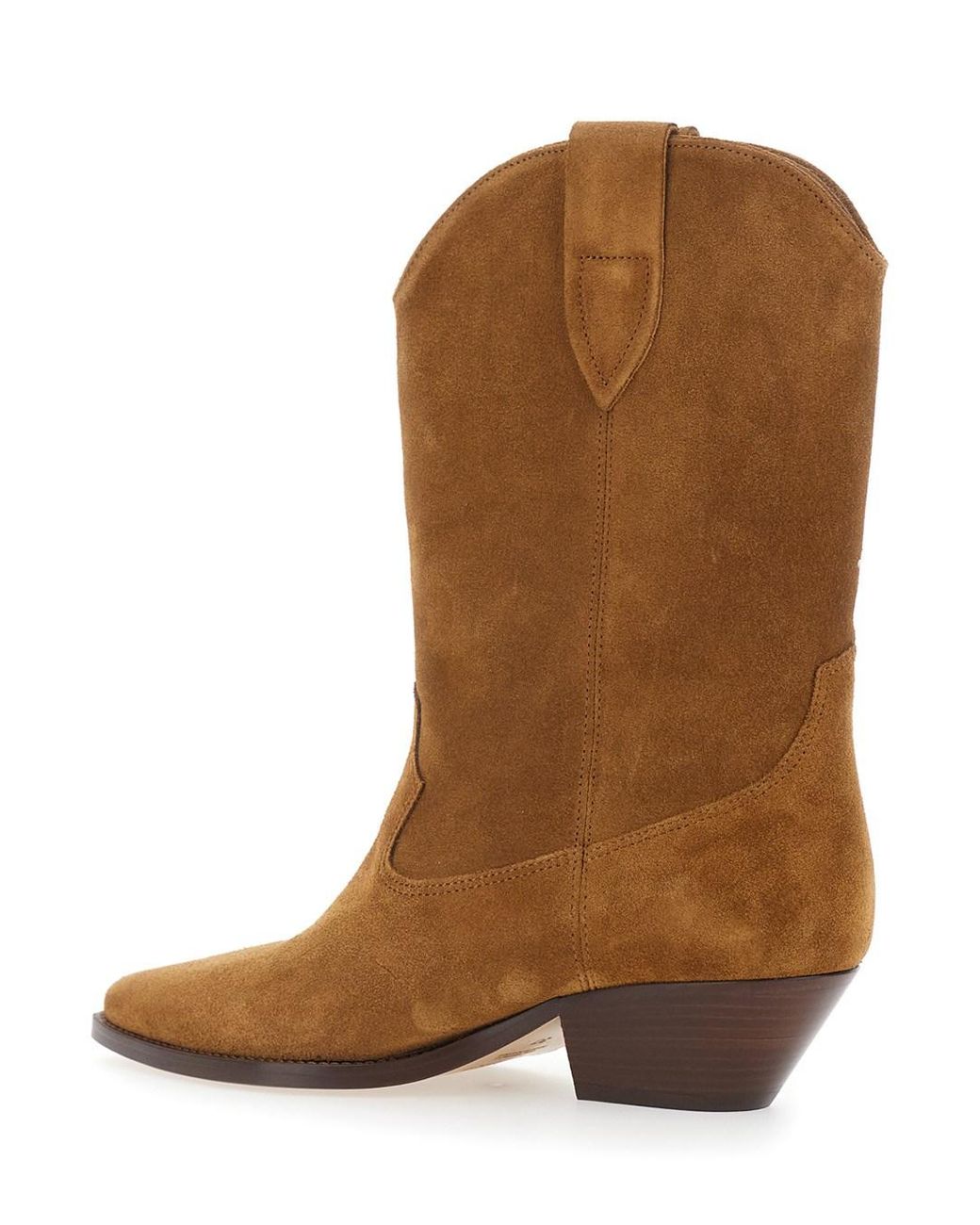 Isabel Marant Brown Cowboy Boots Duerto Suede